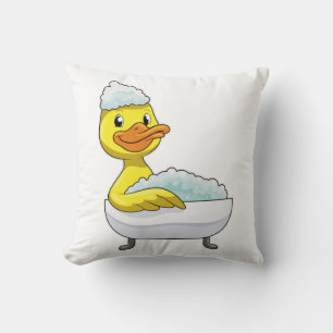 Coussin Canard à la baignade avec baignoire et mousse