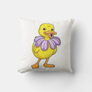 Coussin Canard avec marguerite