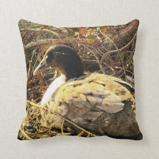 Coussin Canard camouflé