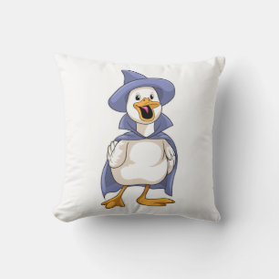 Coussin Canard comme sorcière avec Casquette