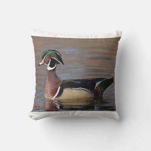 Coussin Canard de bois mâle Sac fourre-tout de pâte de caf