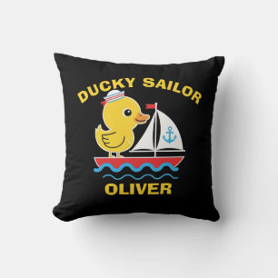 Coussin Canard en caoutchouc mignon bateau Ducky Marin