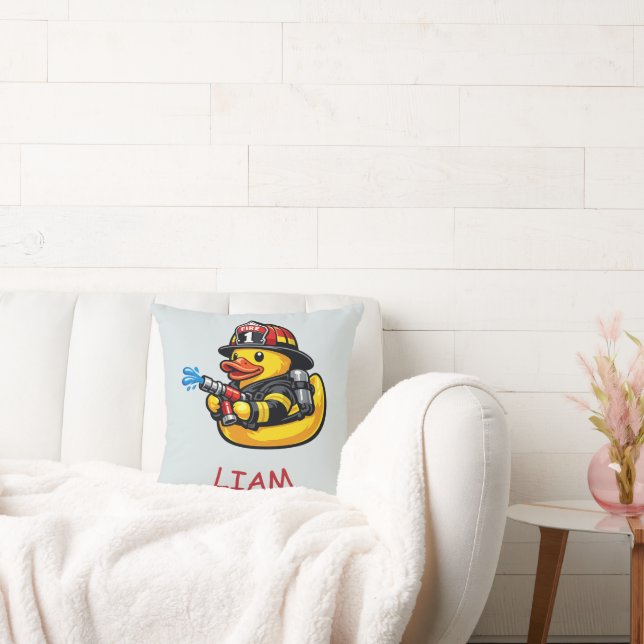 Coussin Canard en Caoutchouc Pompiers (Canapé)