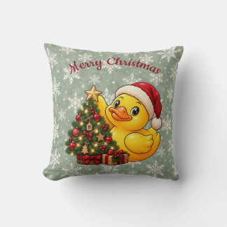Coussin Canard en caoutchouc pour la décoration d'arbre de