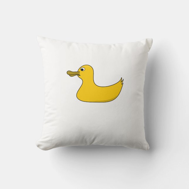 Coussin Canard jaune (Recto)