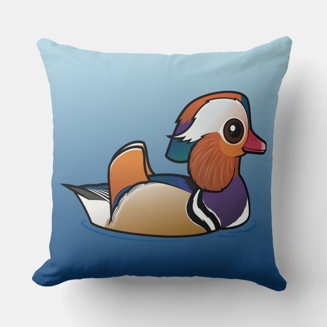 Coussin Canard mandarin (Recto)