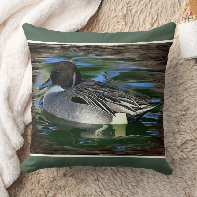 Coussin Canard Sur L'Oreiller Du Lac Throw (Couverture)