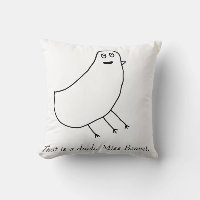 Coussin Canard TOBS (Recto)