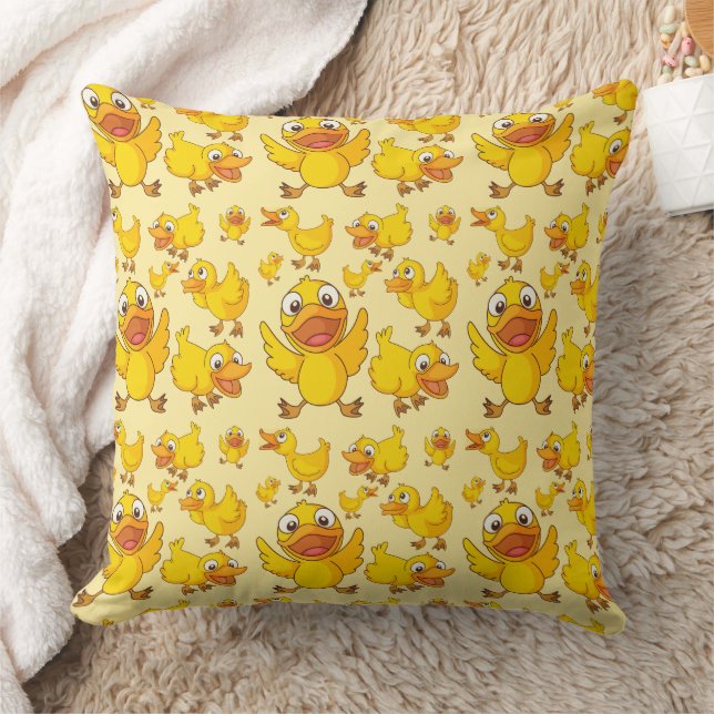Coussin Canards Jaunes Bébé  (Couverture)