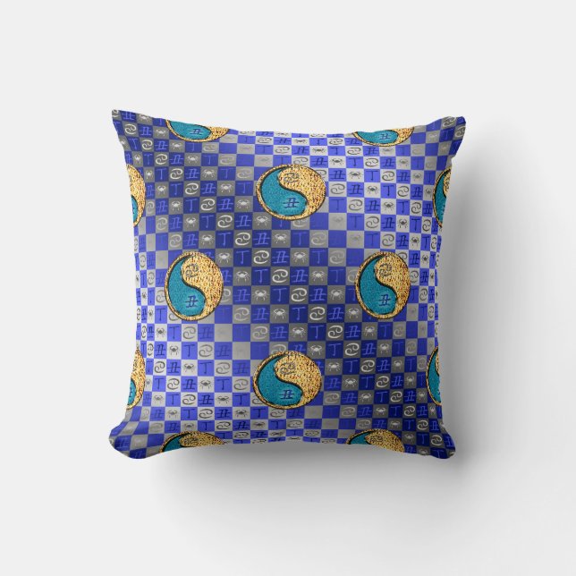 Coussin Cancer & Boeuf de Feu (Recto)