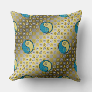 Coussin Cancer & Dragon de Métal