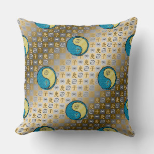 Coussin Cancer & Rat de Métal