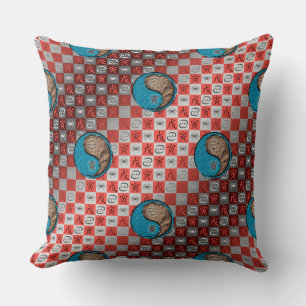 Coussin Cancer & Tigre de Terre