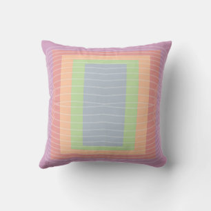 Coussin Candy Cake Pastel Bloc de couleur