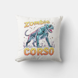 Coussin Cane Corso Mastiff Italien Chien Zombie Halloween