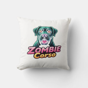 Coussin Cane Corso Mastiff Italien Chien Zombie Halloween