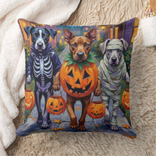 Coussin Cane Corso Trick-or-Treating en costumes d'Hallowe