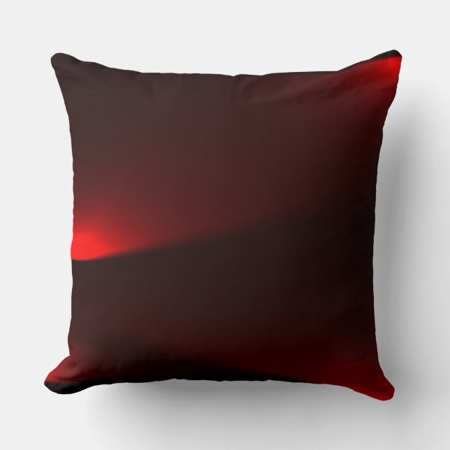 Coussin Canneberge Et Lumières Noires (Recto)