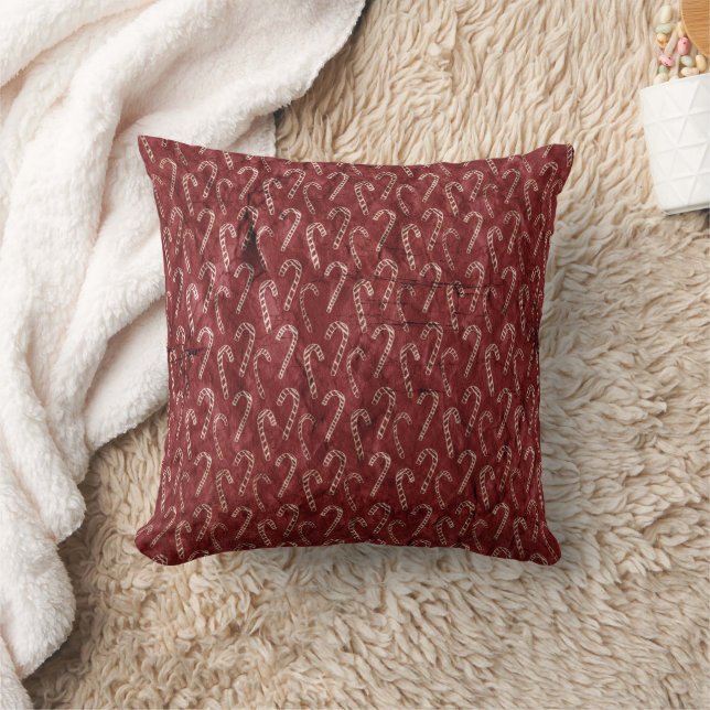 Coussin Canneberges élégantes rouges de Noël pour les fête (Couverture)