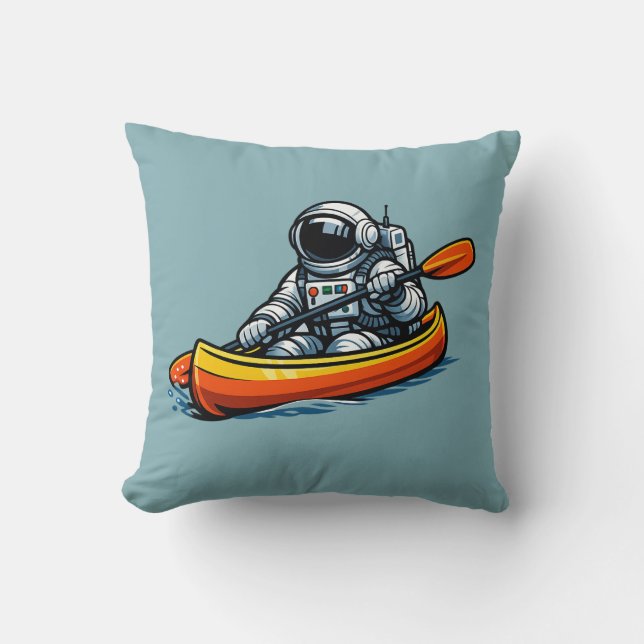 Coussin Canotage astronaute (Recto)