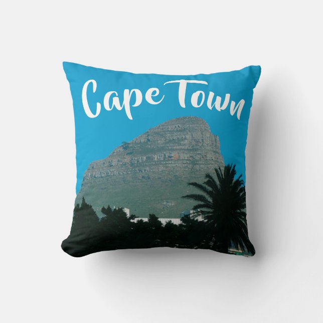 Coussin Cap Lion's Head ZA Afrique du Sud (Recto)