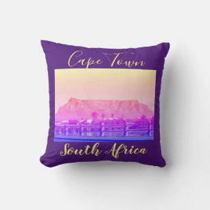 Coussin Cap Table Mountain Afrique du Sud Paysage