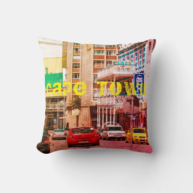 Coussin Cape Town Cityscape Architecture Afrique du Sud (Recto)