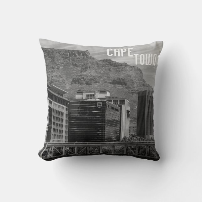 Coussin Cape Town Cityscape Architecture Afrique du Sud (Recto)