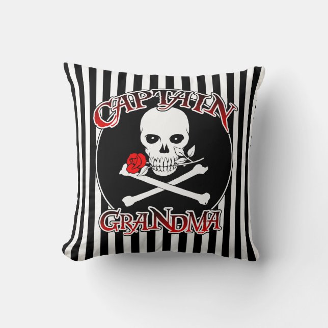 Coussin Capitaine Grand-mère Jeteuse (Recto)
