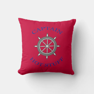Coussin "Capitaine Hot Stuff" Jetez l'oreiller
