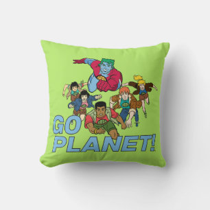Coussin Capitaine Planète et les Planètes - Allez Planète