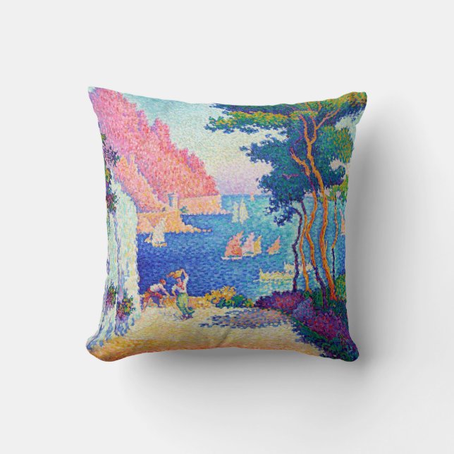 Coussin Capo di Noli, Signac (Recto)