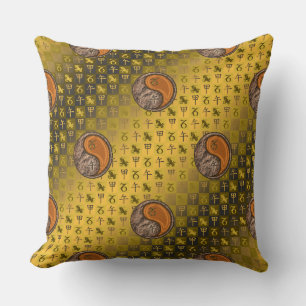 Coussin Capricorne & Cheval de Bois