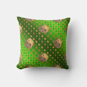 Coussin Capricorne & Chèvre de feu