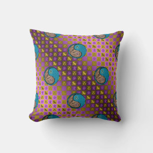 Coussin Capricorne & Sanglier d'eau