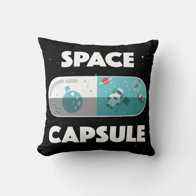 Coussin Capsule d'espace (Recto)