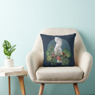 Coussin Captivant Cockatoo Bird