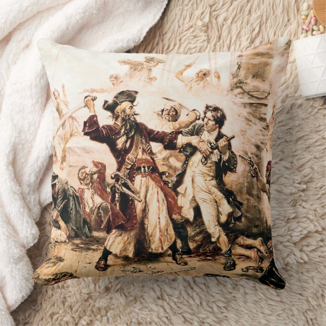 Coussin Capture, Barbe noire pirate, Revenge de la reine A (Couverture)