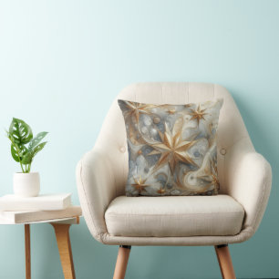 Coussin Capturer Art Hiver Scène & Cristaux de neige et de