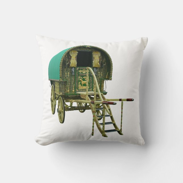 Coussin Caravane de bowtop tzigane (Recto)