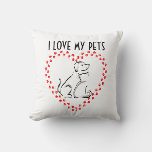 Coussin cardiaque chien et chat Pawprint