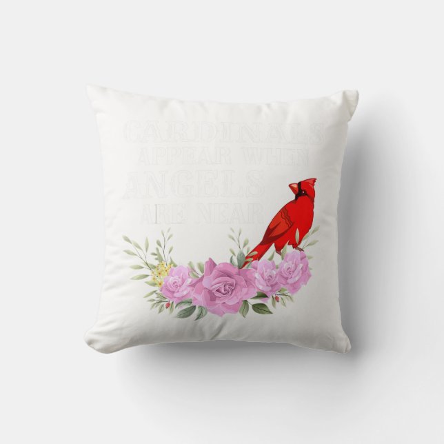 Coussin Cardinals Appear When Angels are near (Recto)