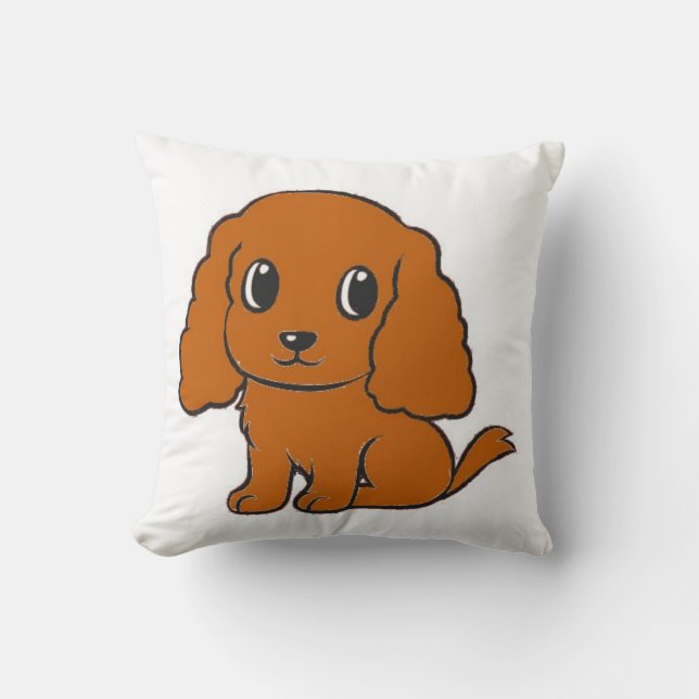Coussin caricature cavalier kcs ruby (Recto)