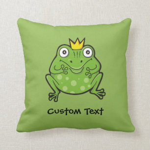 Coussin Caricature de grenouille