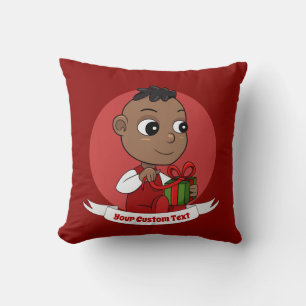 Coussin Caricature pour bébé de Noël Jeu d'oreiller