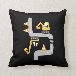 Coussin Caricature pour excavateur de rue