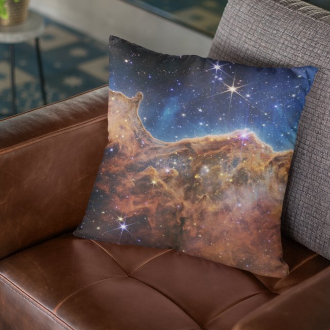 Coussin Carina Nebula Falaises cosmiques James Webb Hi-Res (Créateur téléchargé)