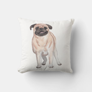 Coussin Carlin Eau Couleur peinture