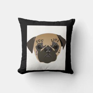 Coussin Carlin Life mignon Carlin Lover Cadeau
