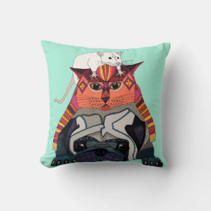 Coussin carlin menthe